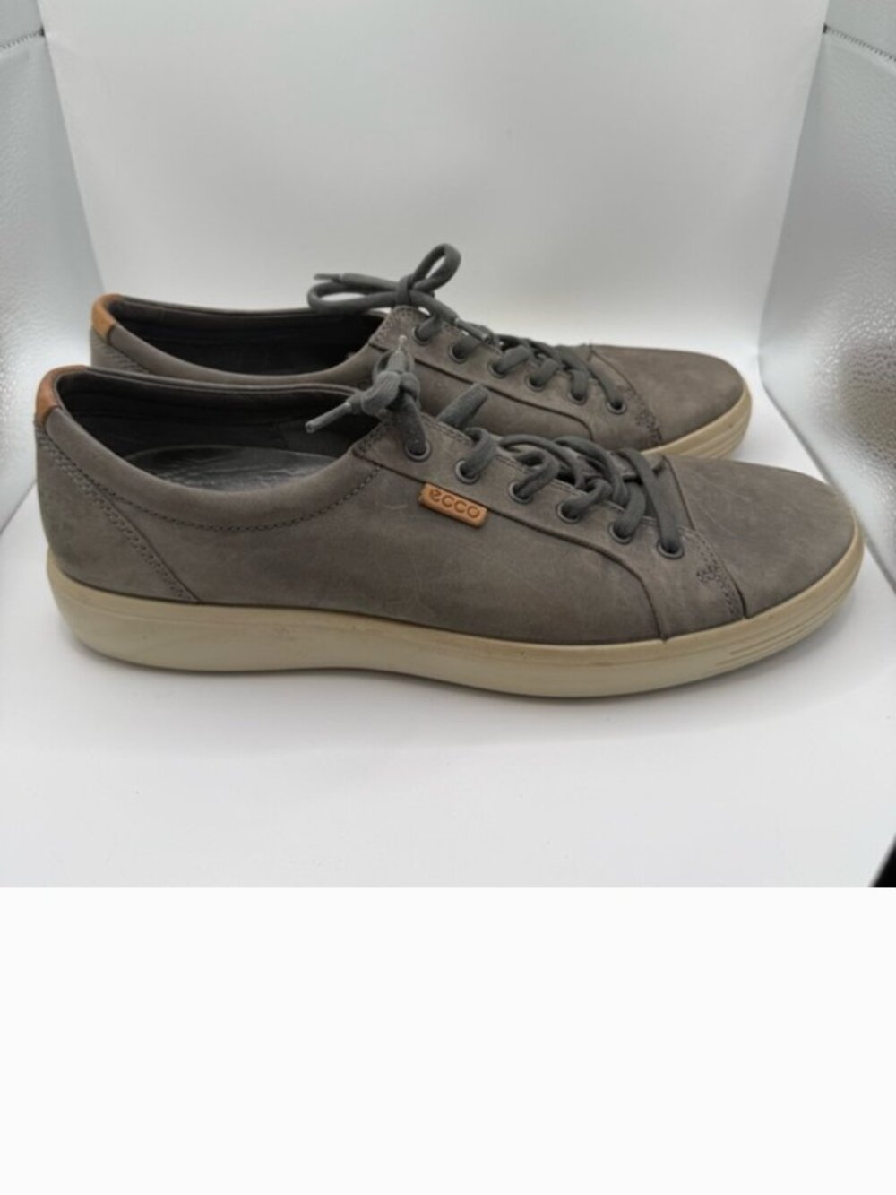 Ecco Men's Soft 7 Sneakers Grey Sz 13